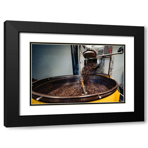 The Roast Black Modern Wood Framed Art Print with Double Matting by Malone, Will