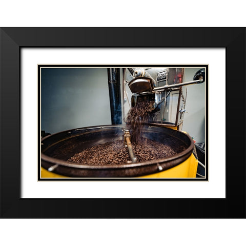 The Roast Black Modern Wood Framed Art Print with Double Matting by Malone, Will