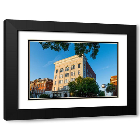 Thomasville Morning Black Modern Wood Framed Art Print with Double Matting by Malone, Will