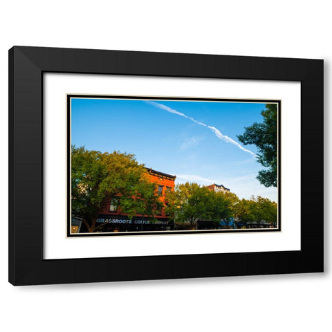 Thomasville Morning 2 Black Modern Wood Framed Art Print with Double Matting by Malone, Will