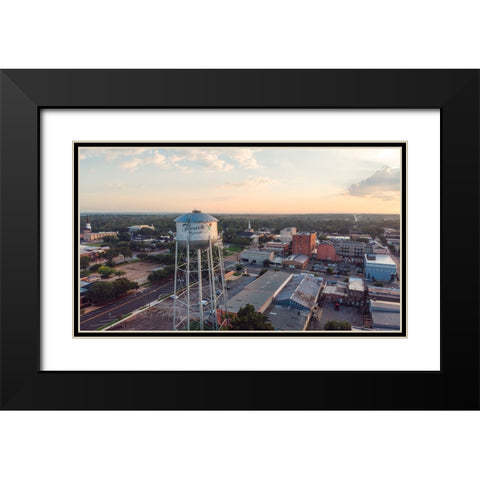 Thomasville Pano Black Modern Wood Framed Art Print with Double Matting by Malone, Will