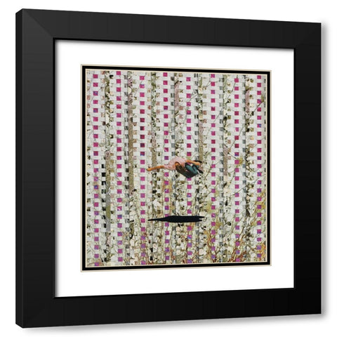 Deep Sleep Levitation In A Fragmented Dream Black Modern Wood Framed Art Print with Double Matting by Wonder, Howie