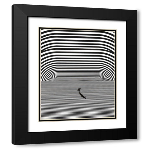 Untitled - Parallel Realities Black Modern Wood Framed Art Print with Double Matting by Wonder, Howie