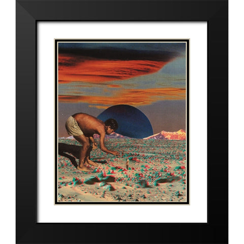 Untitled - Giant Black Modern Wood Framed Art Print with Double Matting by Wonder, Howie