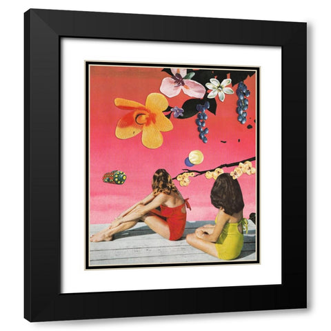 Untitled - Fantasy Black Modern Wood Framed Art Print with Double Matting by Wonder, Howie