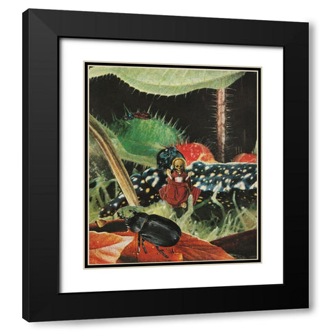 Untitled - Bug Lord Black Modern Wood Framed Art Print with Double Matting by Wonder, Howie