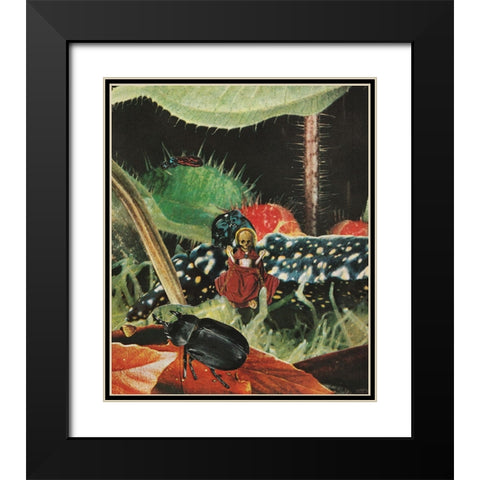 Untitled - Bug Lord Black Modern Wood Framed Art Print with Double Matting by Wonder, Howie