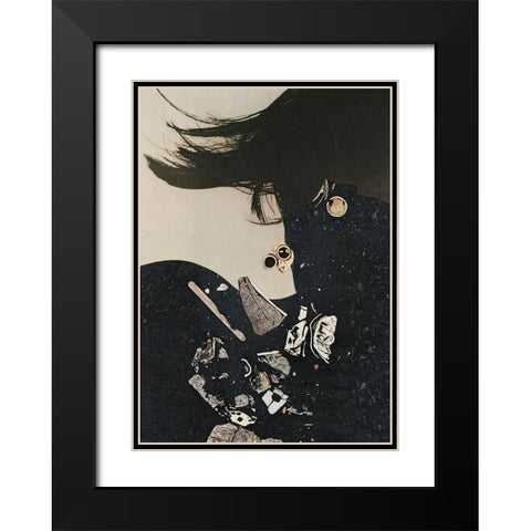 Component Black Modern Wood Framed Art Print with Double Matting by Wonder, Howie