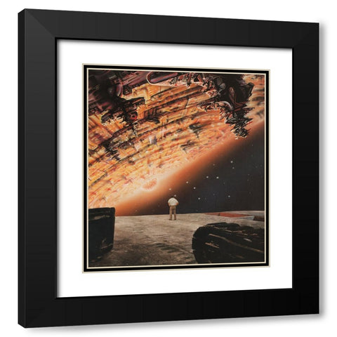 Mothership Black Modern Wood Framed Art Print with Double Matting by Wonder, Howie