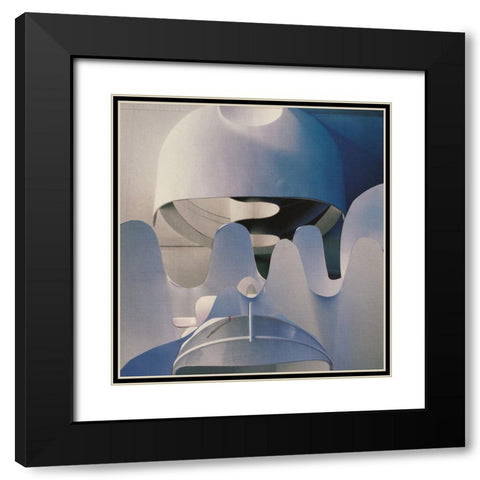 Radius Black Modern Wood Framed Art Print with Double Matting by Wonder, Howie