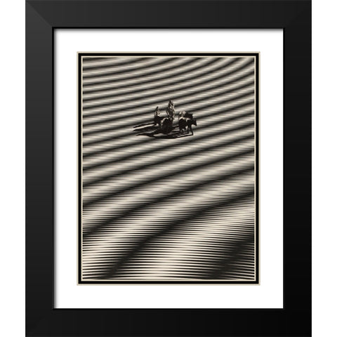 Search Black Modern Wood Framed Art Print with Double Matting by Wonder, Howie