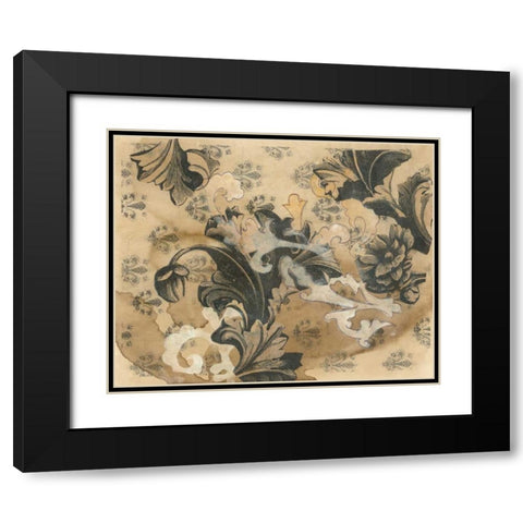 Baroque Black Modern Wood Framed Art Print with Double Matting by Adkin, Arielle