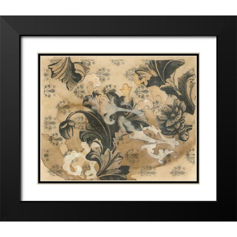 Baroque Black Modern Wood Framed Art Print with Double Matting by Adkin, Arielle