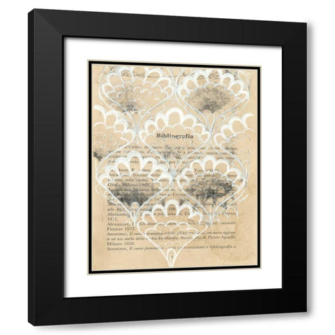Artichoke Patterns V Black Modern Wood Framed Art Print with Double Matting by Adkin, Arielle