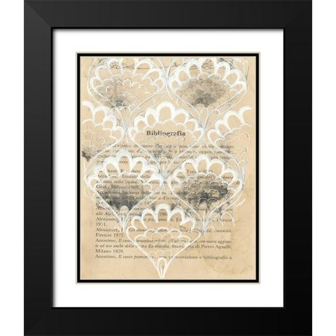 Artichoke Patterns V Black Modern Wood Framed Art Print with Double Matting by Adkin, Arielle