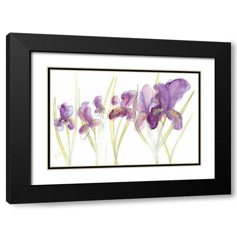 Spring Garden IV Black Modern Wood Framed Art Print with Double Matting by Adkin, Arielle
