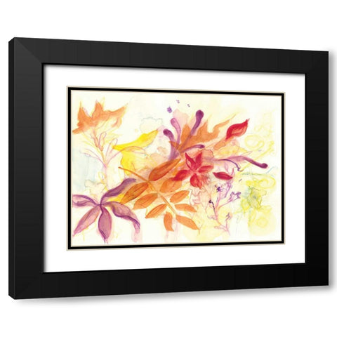 Spring Garden X Black Modern Wood Framed Art Print with Double Matting by Adkin, Arielle