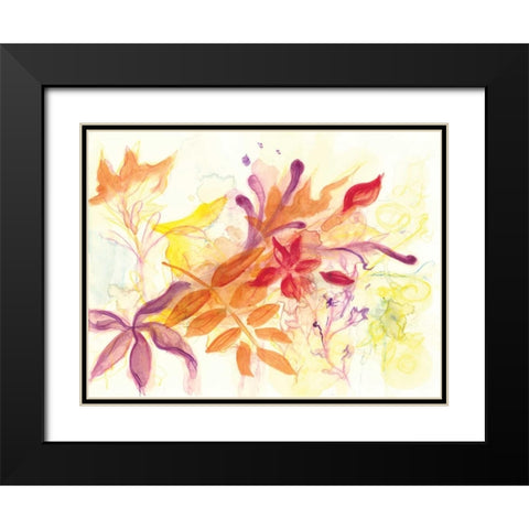 Spring Garden X Black Modern Wood Framed Art Print with Double Matting by Adkin, Arielle
