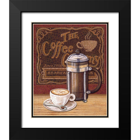 Cafe Mundo IV Black Modern Wood Framed Art Print with Double Matting by Audrey, Charlene