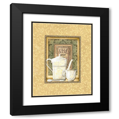 The Vert Black Modern Wood Framed Art Print with Double Matting by Audrey, Charlene