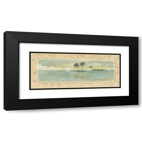 Oasis II Black Modern Wood Framed Art Print with Double Matting by Audrey, Charlene