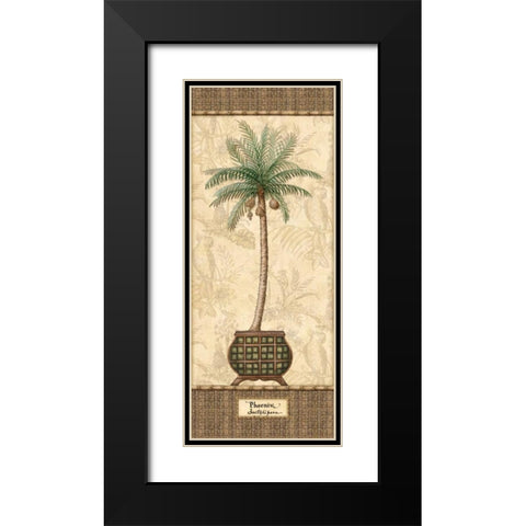 Botanical Palm II Black Modern Wood Framed Art Print with Double Matting by Audrey, Charlene
