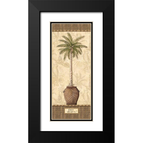 Botanical Palm III Black Modern Wood Framed Art Print with Double Matting by Audrey, Charlene