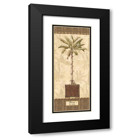 Botanical Palm IV Black Modern Wood Framed Art Print with Double Matting by Audrey, Charlene