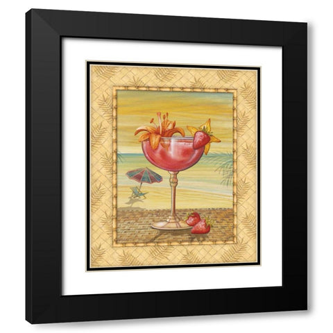 Island Nectar I Black Modern Wood Framed Art Print with Double Matting by Audrey, Charlene