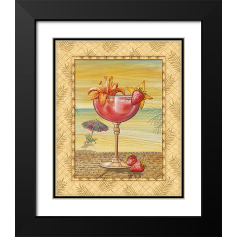 Island Nectar I Black Modern Wood Framed Art Print with Double Matting by Audrey, Charlene