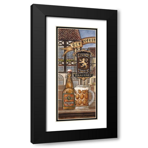 German Beer Black Modern Wood Framed Art Print with Double Matting by Audrey, Charlene
