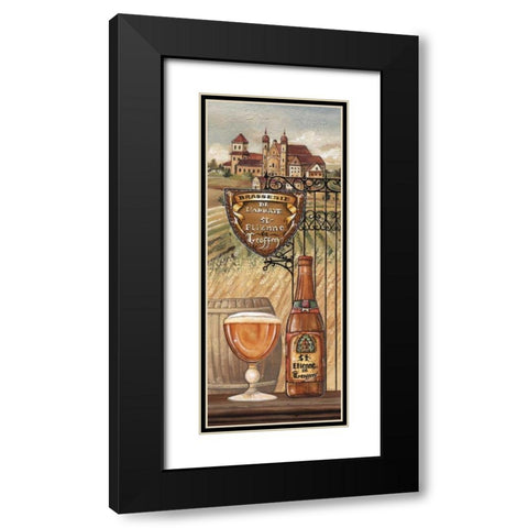 Belgium Beer Black Modern Wood Framed Art Print with Double Matting by Audrey, Charlene