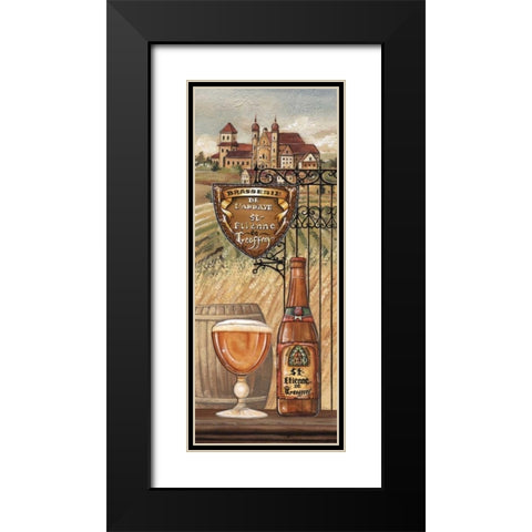 Belgium Beer Black Modern Wood Framed Art Print with Double Matting by Audrey, Charlene
