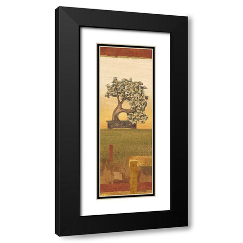 Bonsai III Black Modern Wood Framed Art Print with Double Matting by Audrey, Charlene