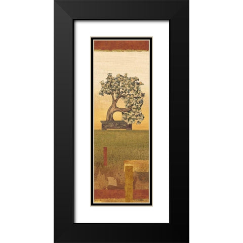 Bonsai III Black Modern Wood Framed Art Print with Double Matting by Audrey, Charlene