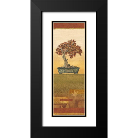 Bonsai IV Black Modern Wood Framed Art Print with Double Matting by Audrey, Charlene