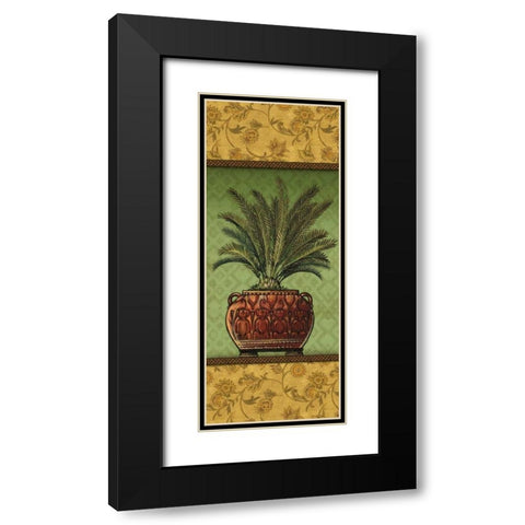 Tropical Plants II Black Modern Wood Framed Art Print with Double Matting by Audrey, Charlene