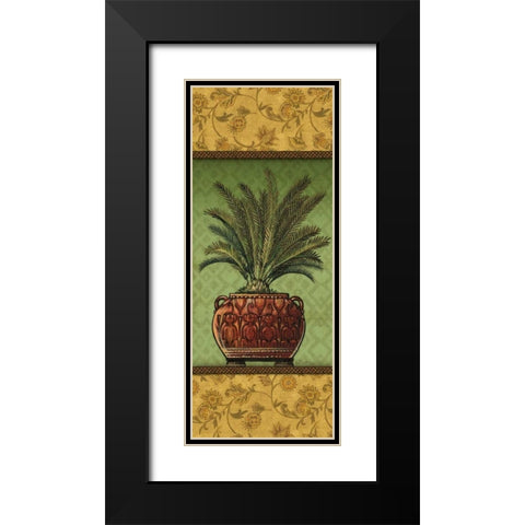 Tropical Plants II Black Modern Wood Framed Art Print with Double Matting by Audrey, Charlene