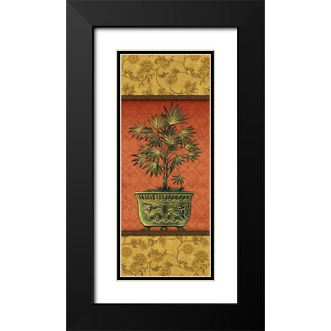 Tropical Plants III Black Modern Wood Framed Art Print with Double Matting by Audrey, Charlene