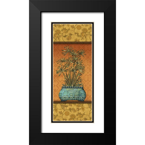 Tropical Plants IV Black Modern Wood Framed Art Print with Double Matting by Audrey, Charlene