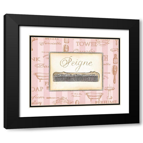 Beaute Feminine I Black Modern Wood Framed Art Print with Double Matting by Audrey, Charlene