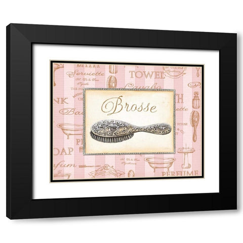 Beaute Feminine II Black Modern Wood Framed Art Print with Double Matting by Audrey, Charlene
