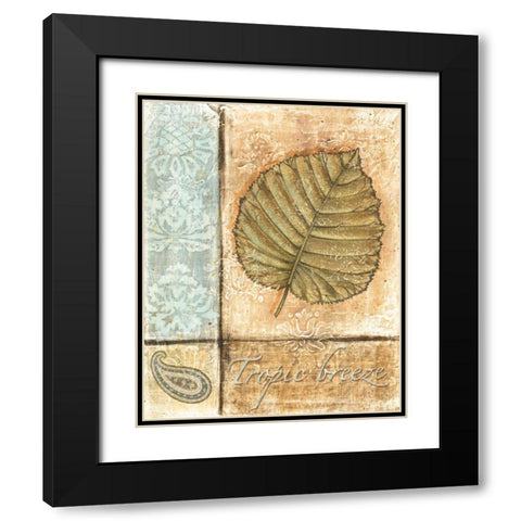 Ocean Breeze III Black Modern Wood Framed Art Print with Double Matting by Audrey, Charlene