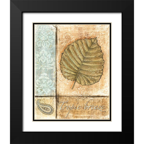 Ocean Breeze III Black Modern Wood Framed Art Print with Double Matting by Audrey, Charlene