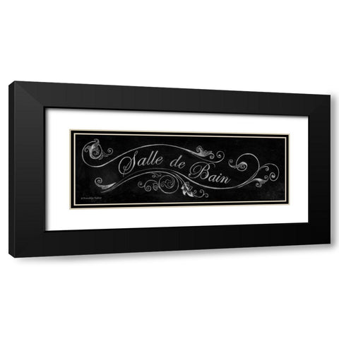 Chalk Salle de Bain Black Modern Wood Framed Art Print with Double Matting by Babbitt, Gwendolyn