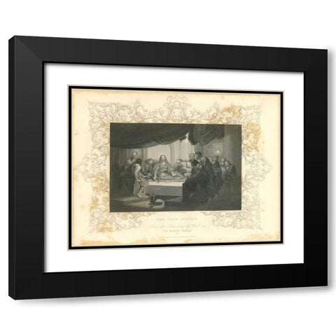 Faith Engraving IX Black Modern Wood Framed Art Print with Double Matting by Babbitt, Gwendolyn