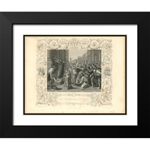 Faith Engraving X Black Modern Wood Framed Art Print with Double Matting by Babbitt, Gwendolyn