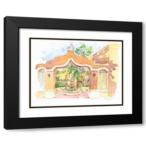 Cozomel I Black Modern Wood Framed Art Print with Double Matting by Babbitt, Gwendolyn