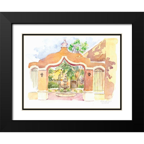 Cozomel I Black Modern Wood Framed Art Print with Double Matting by Babbitt, Gwendolyn