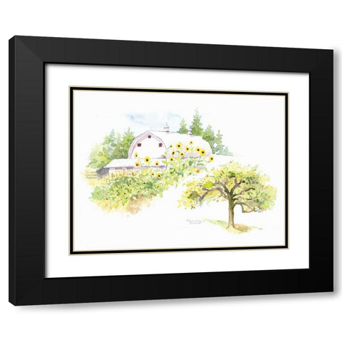Ridgefield Barn III Black Modern Wood Framed Art Print with Double Matting by Babbitt, Gwendolyn